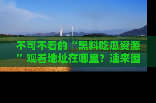 不可不看的“黑料吃瓜资源”观看地址在哪里？速来围观吧！