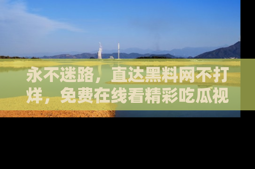 永不迷路，直达黑料网不打烊，免费在线看精彩吃瓜视频！